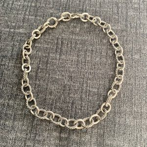 David Yurman Large Oval Link Necklace 17.5”L